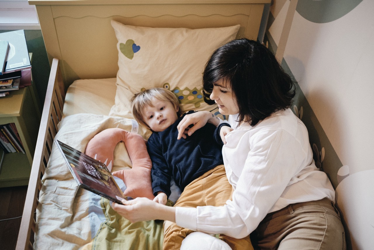 Lecture maman enfant