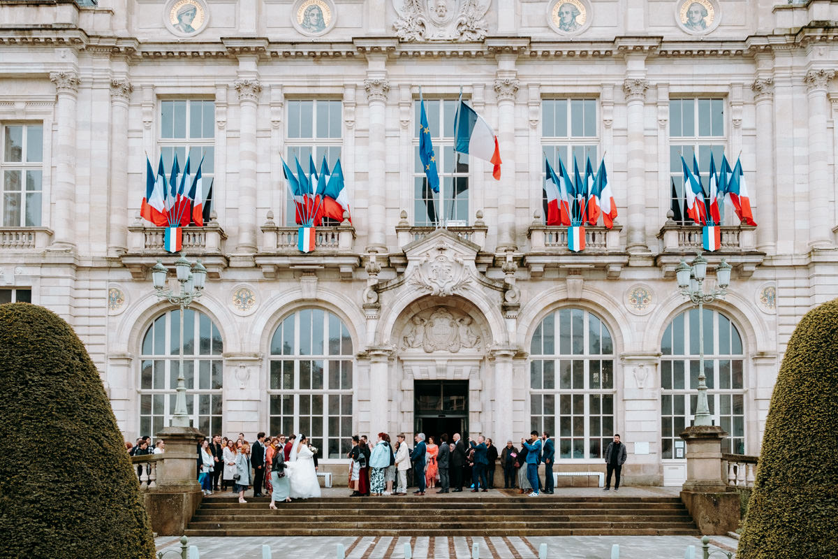 Mairie de Limoges un samedi après-midi de mariage 