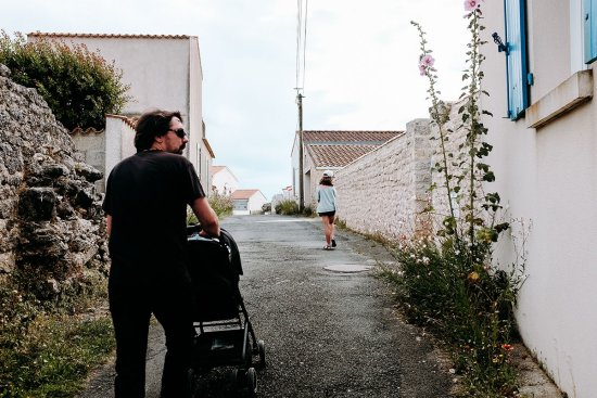 Photographie de famille sur l'Île d'Oléron