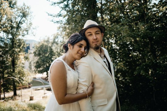 Photos des mariés mariage Champêtre en Dordogne