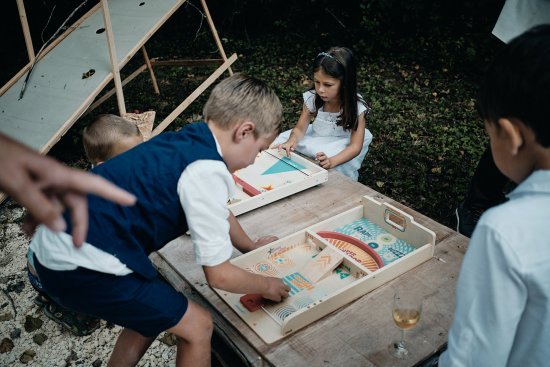 Jeux d'enfants mariage Champêtre en Dordogne