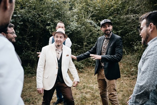 Groupe amis du marié mariage Champêtre en Dordogne