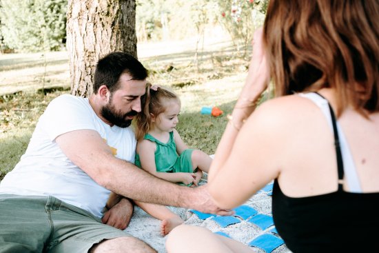 Séance photo et jeu de société au jardin