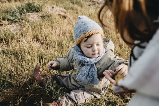 Echange de terre maman enfant