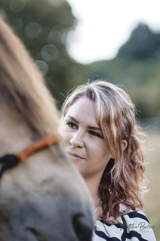 Session photos cheval à Compreignac, Haute-Vienne, Limousin