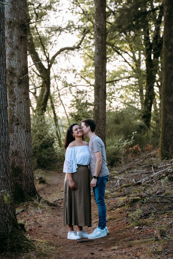 Séance engagement en forêt près de Limoges