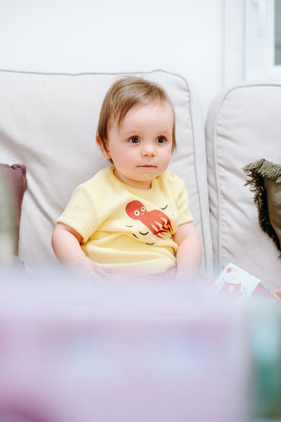 Photographie de bébé sur l'Île d'Oléron