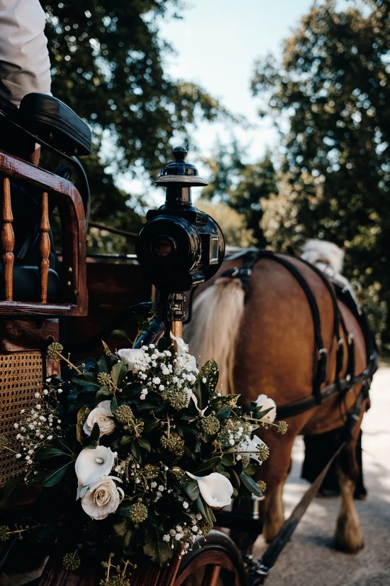 Calèche mariage Champêtre en Dordogne